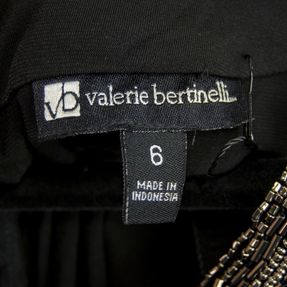 Valerie Bertinelli Black Beaded Dress 6 - Picture 5 of 6